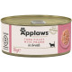APPLAWS Natural – conservă hrană umedă complementară pentru pisici, file de ton și creveți în supă, 70 g